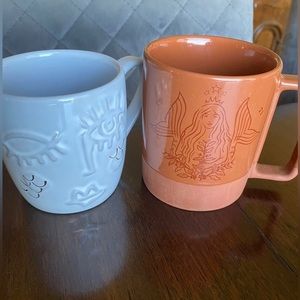 2 Starbucks Mermaid Mugs